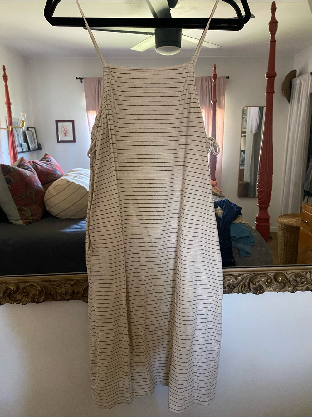Zara Striped Cotton Dress